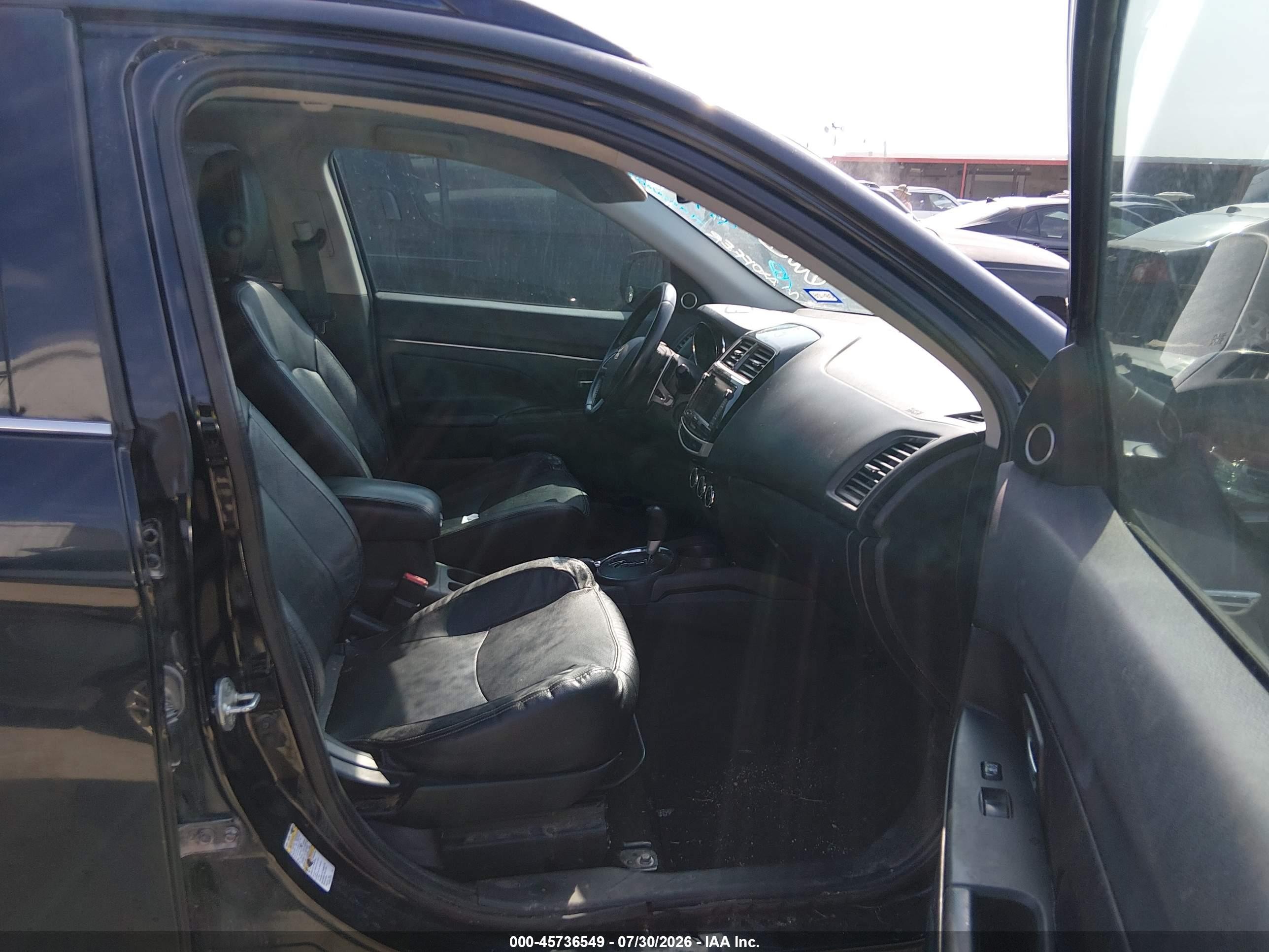 2015 Mitsubishi Outlander Sport Gt Black vin: 4A4AP4AW7FE028103