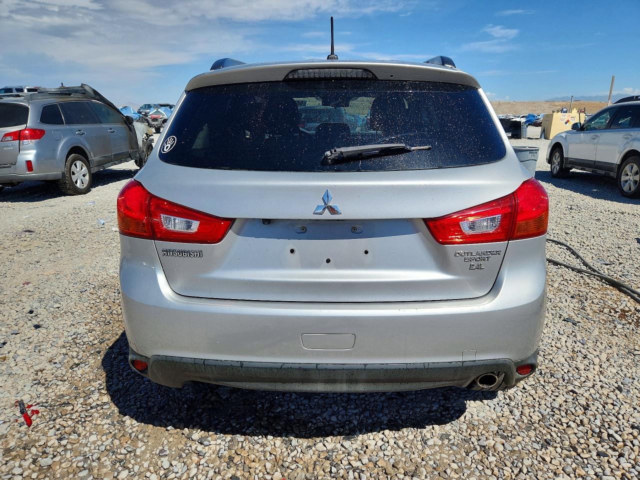 2015 Mitsubishi Outlander Sport Se Silver vin: 4A4AP4AW7FE042311