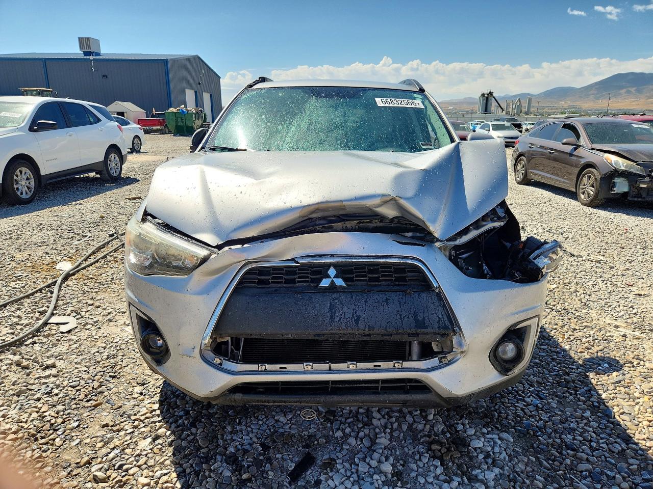 2015 Mitsubishi Outlander Sport Se Silver vin: 4A4AP4AW7FE042311