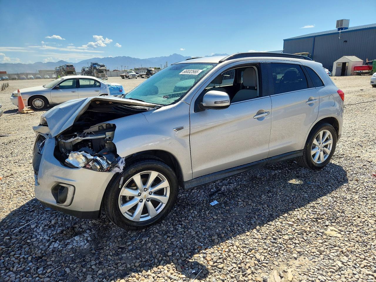 2015 Mitsubishi Outlander Sport Se Silver vin: 4A4AP4AW7FE042311