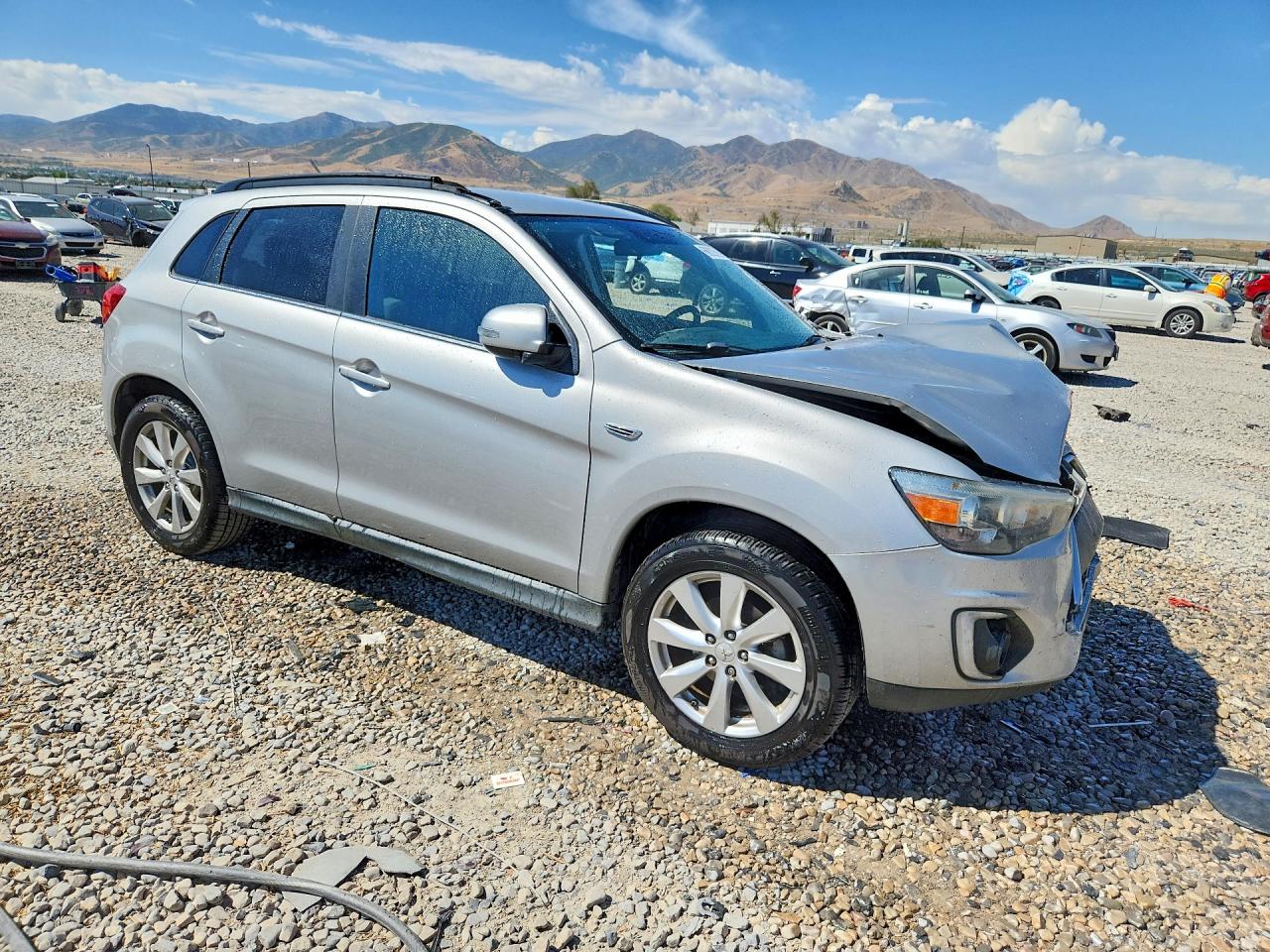 2015 Mitsubishi Outlander Sport Se Silver vin: 4A4AP4AW7FE042311