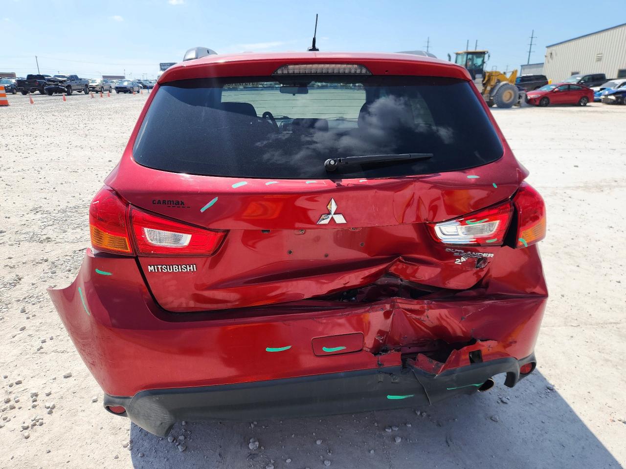 2015 Mitsubishi Outlander Sport Se Red vin: 4A4AP4AW7FE044950