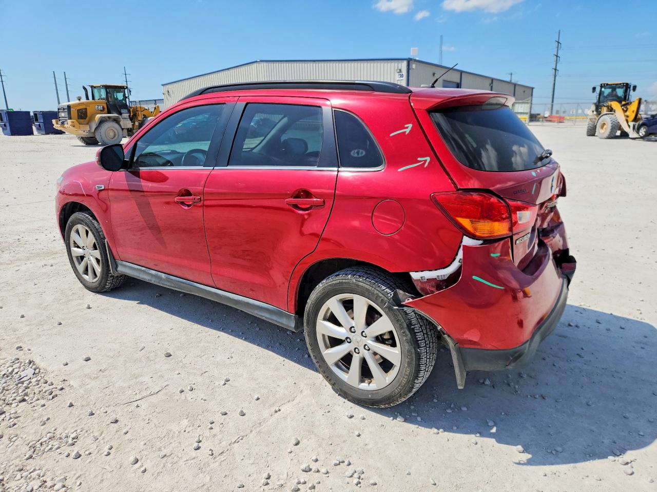 2015 Mitsubishi Outlander Sport Se Red vin: 4A4AP4AW7FE044950