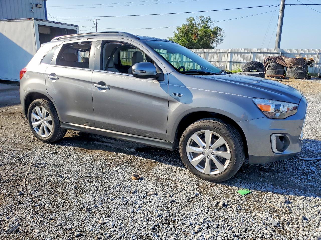 2015 Mitsubishi Outlander Sport Se Gray vin: 4A4AP4AW8FE043399