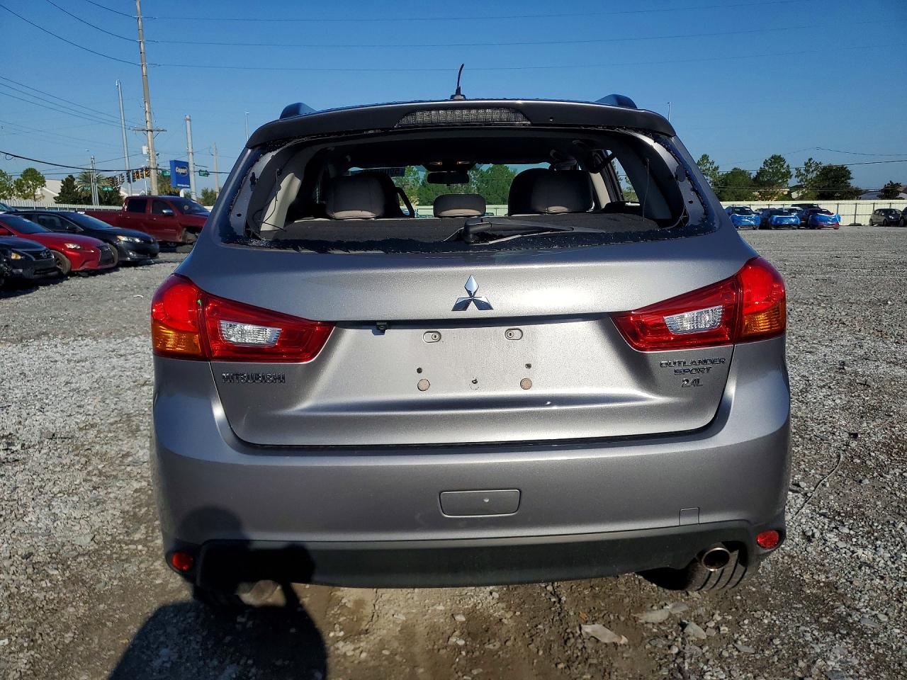 2015 Mitsubishi Outlander Sport Se Gray vin: 4A4AP4AW8FE043399