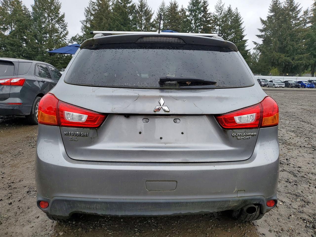 2015 Mitsubishi Outlander Sport Se Gray vin: 4A4AP4AWXFE043470