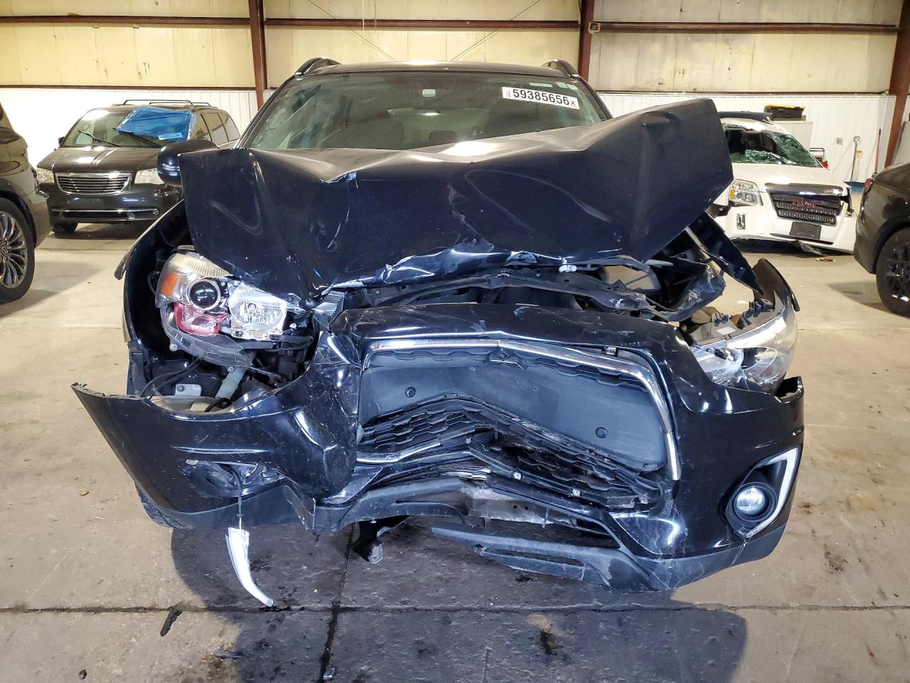 2015 Mitsubishi Outlander Sport Se Черный vin: 4A4AP4AWXFE059233