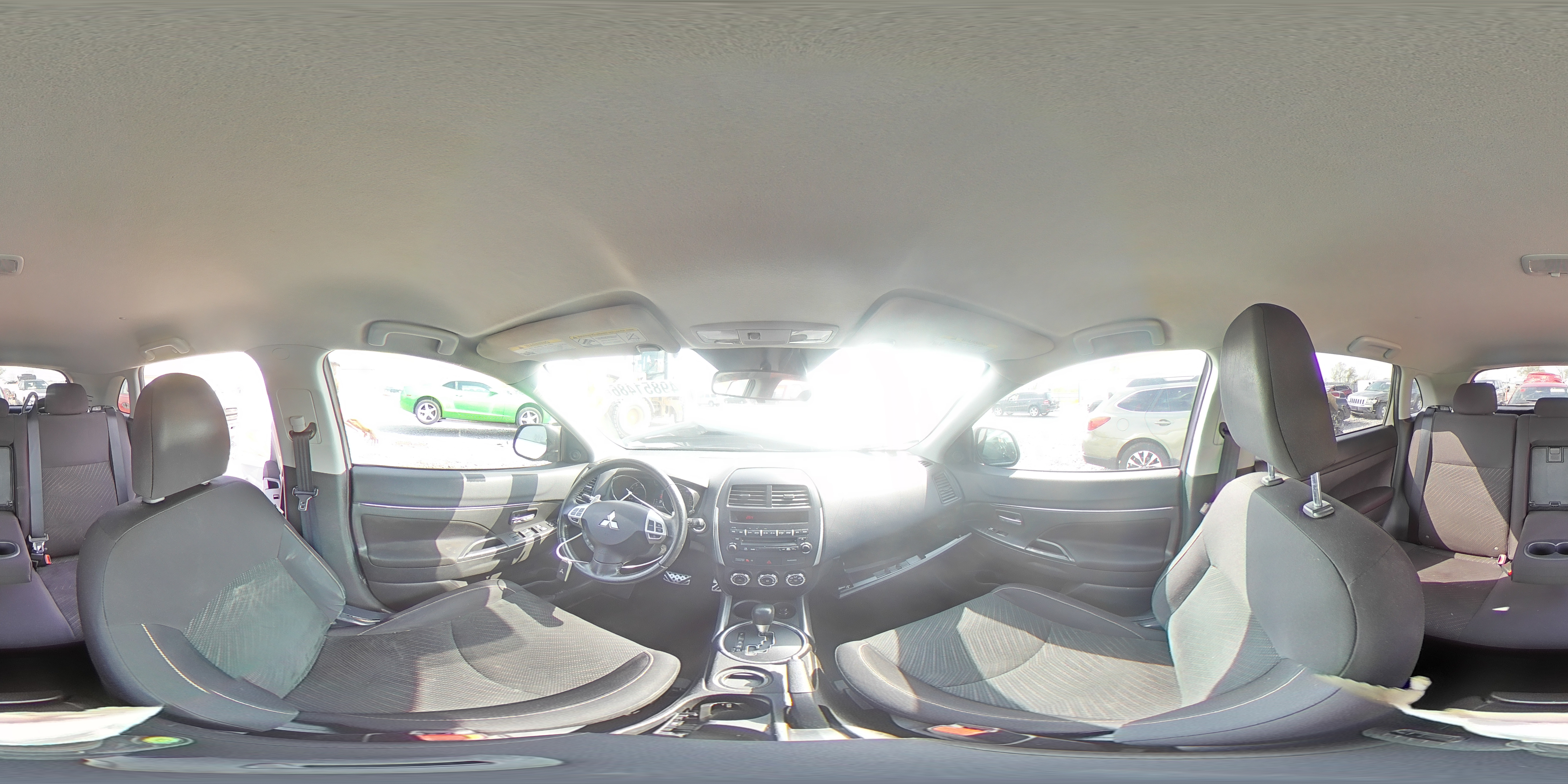 2013 Mitsubishi Outlander Sport Le White vin: 4A4AP5AU2DE021335
