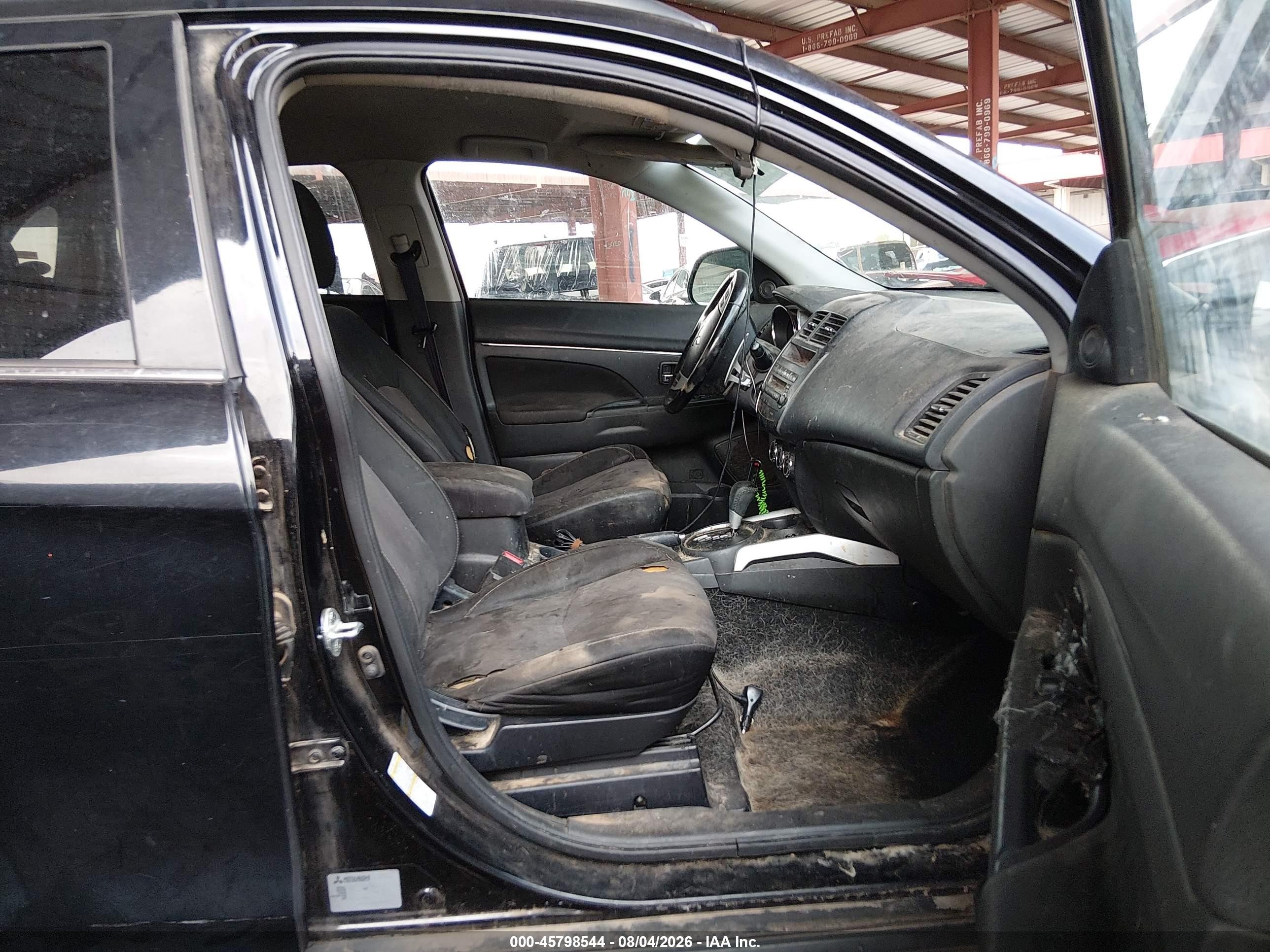 2013 Mitsubishi Outlander Sport Le Black vin: 4A4AP5AU2DE024073