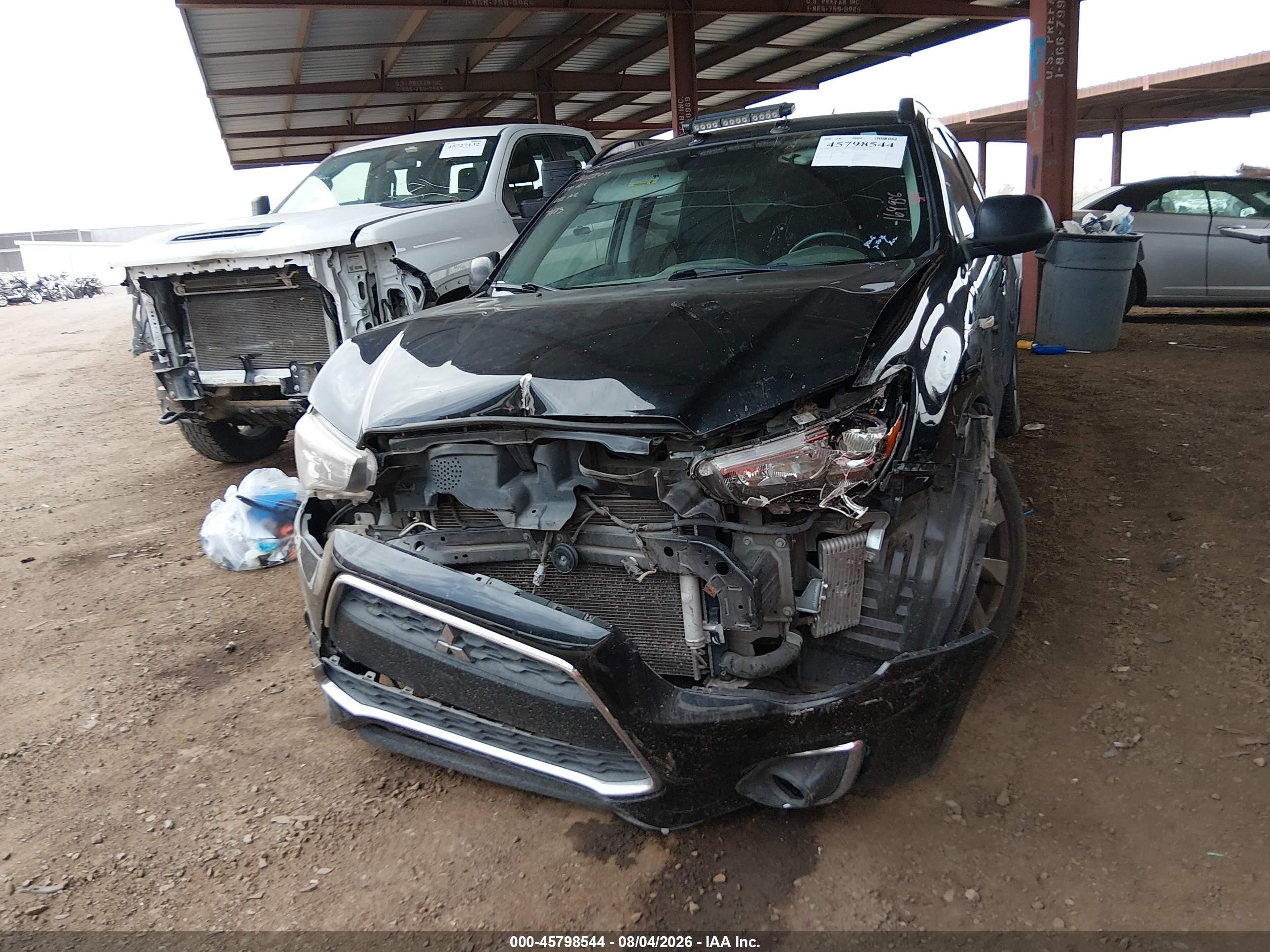 2013 Mitsubishi Outlander Sport Le Black vin: 4A4AP5AU2DE024073