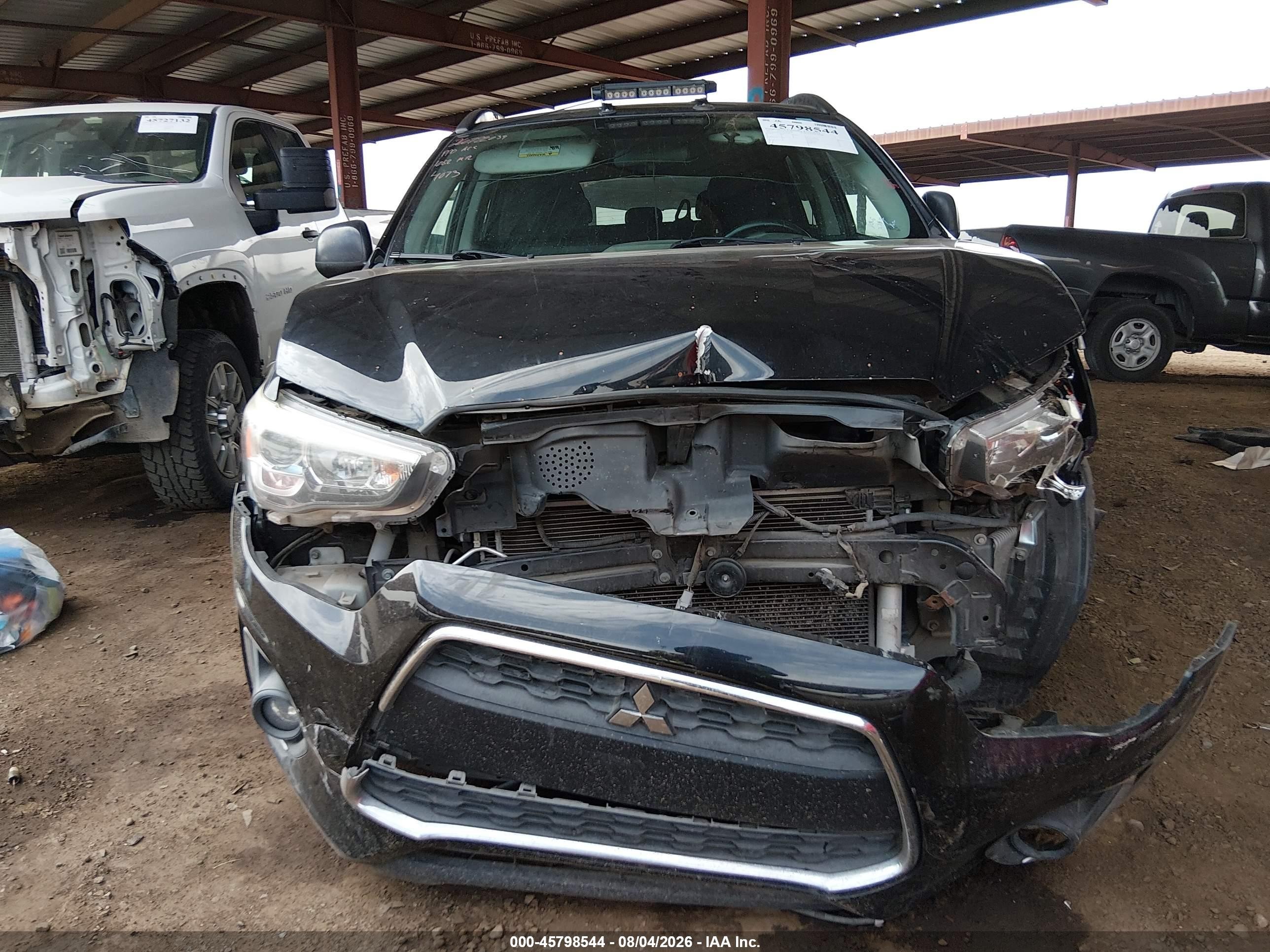 2013 Mitsubishi Outlander Sport Le Black vin: 4A4AP5AU2DE024073