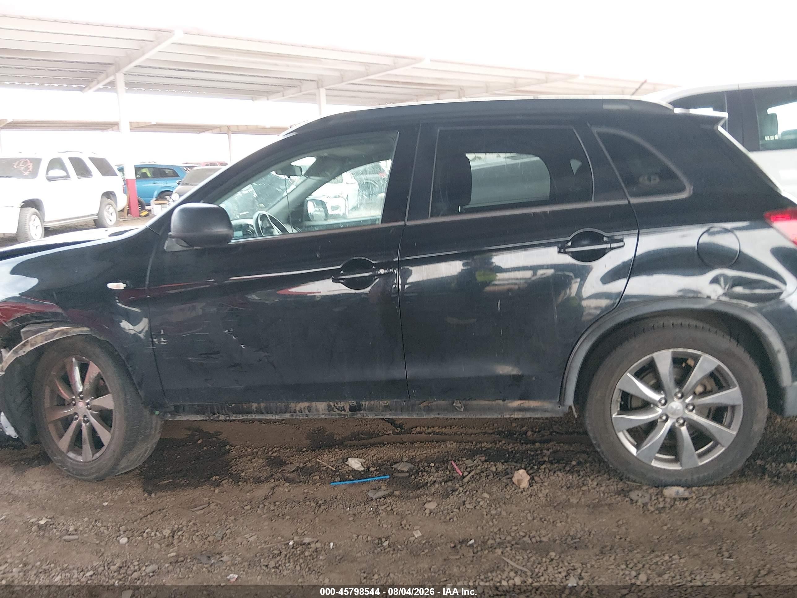 2013 Mitsubishi Outlander Sport Le Black vin: 4A4AP5AU2DE024073