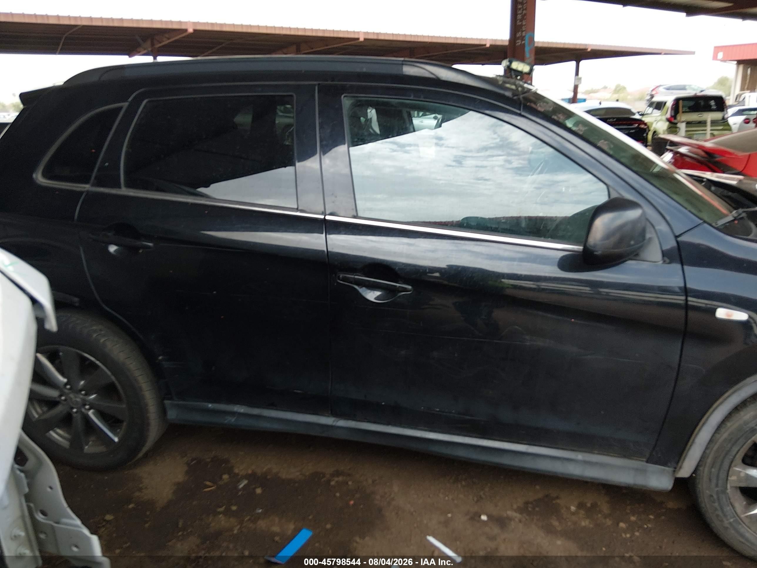 2013 Mitsubishi Outlander Sport Le Black vin: 4A4AP5AU2DE024073