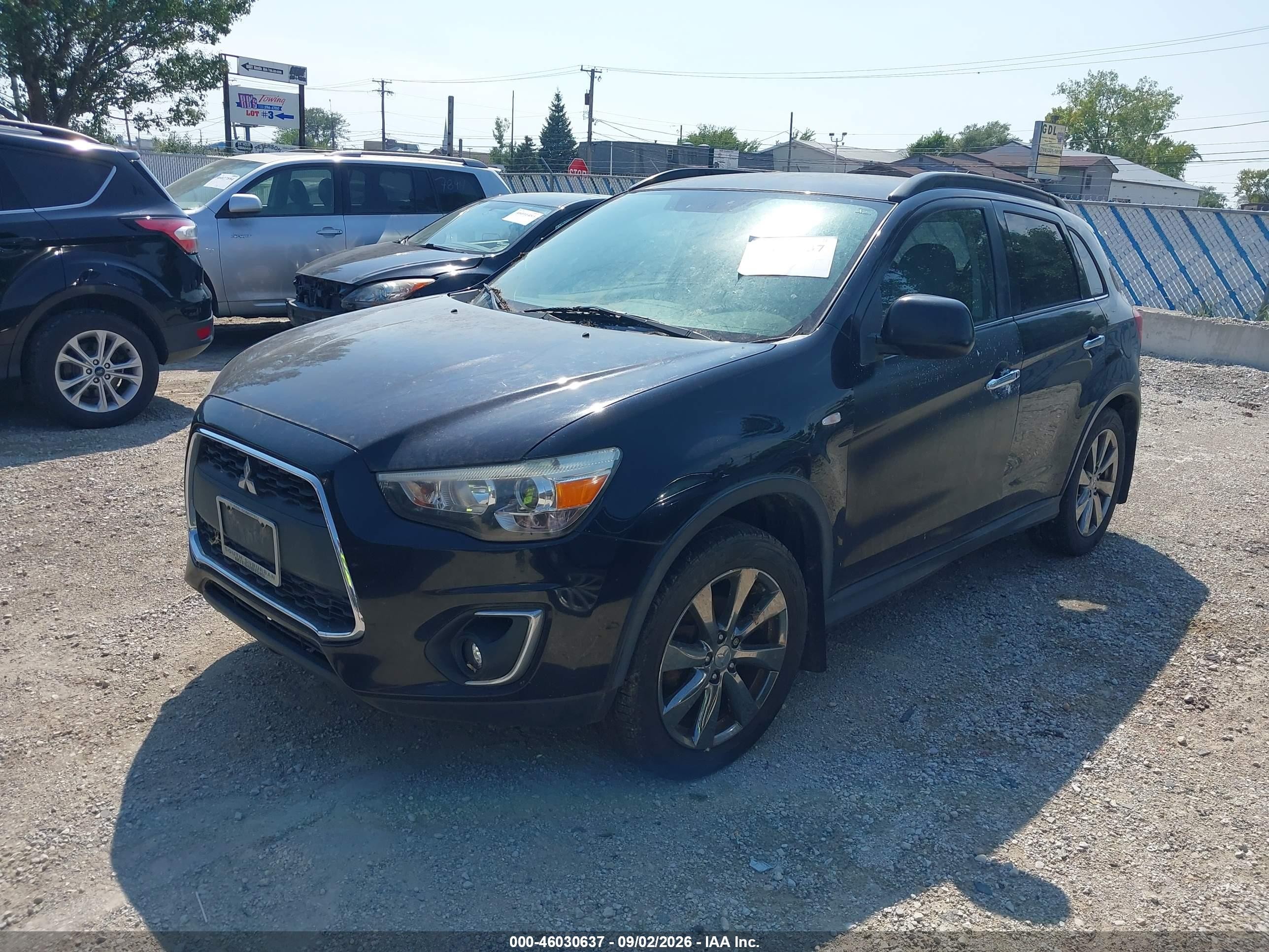 2013 Mitsubishi Outlander Sport Le Black vin: 4A4AP5AU9DE019968