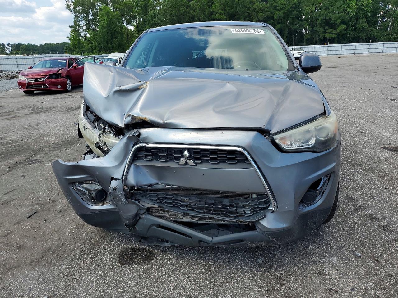 2015 Mitsubishi Outlander Sport Es Silver vin: 4A4AR3AU0FE013221