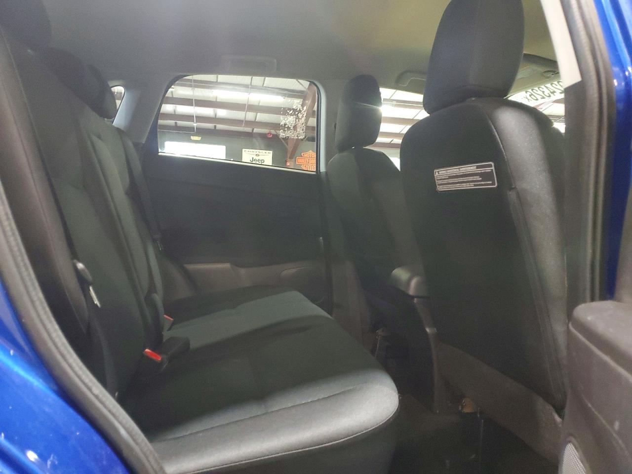 2015 Mitsubishi Outlander Sport Es Синий vin: 4A4AR3AU0FE051130