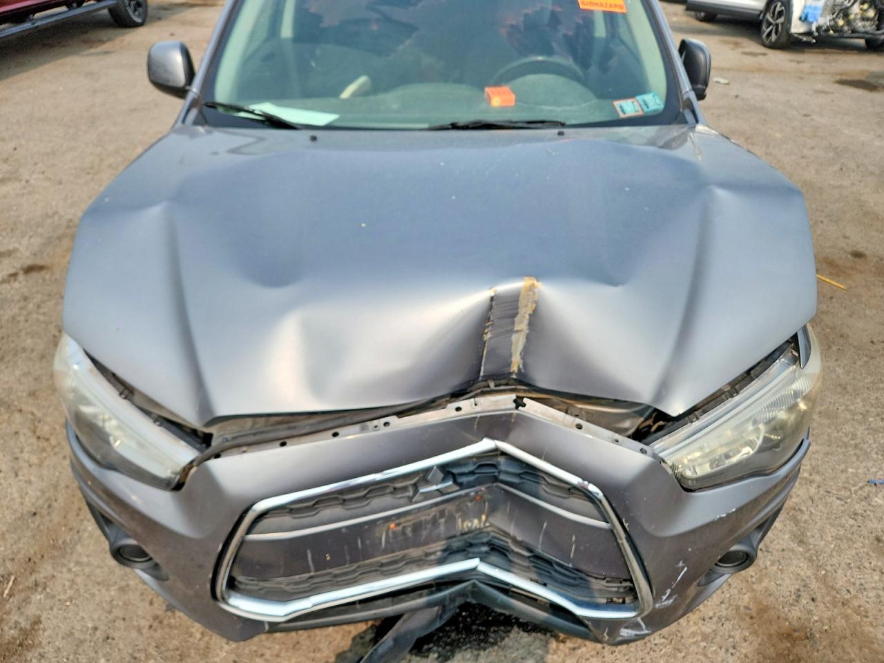 2015 Mitsubishi Outlander Sport Es Gray vin: 4A4AR3AU1FE013132