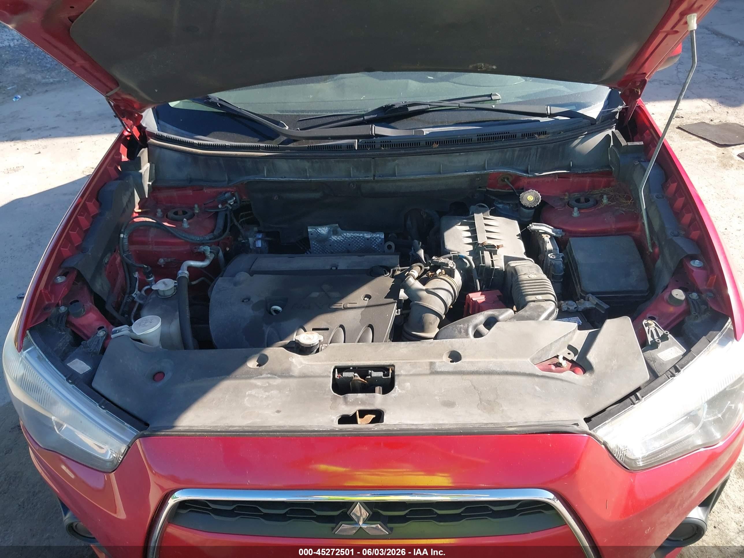 2015 Mitsubishi Outlander Sport Es Red vin: 4A4AR3AU1FE031419