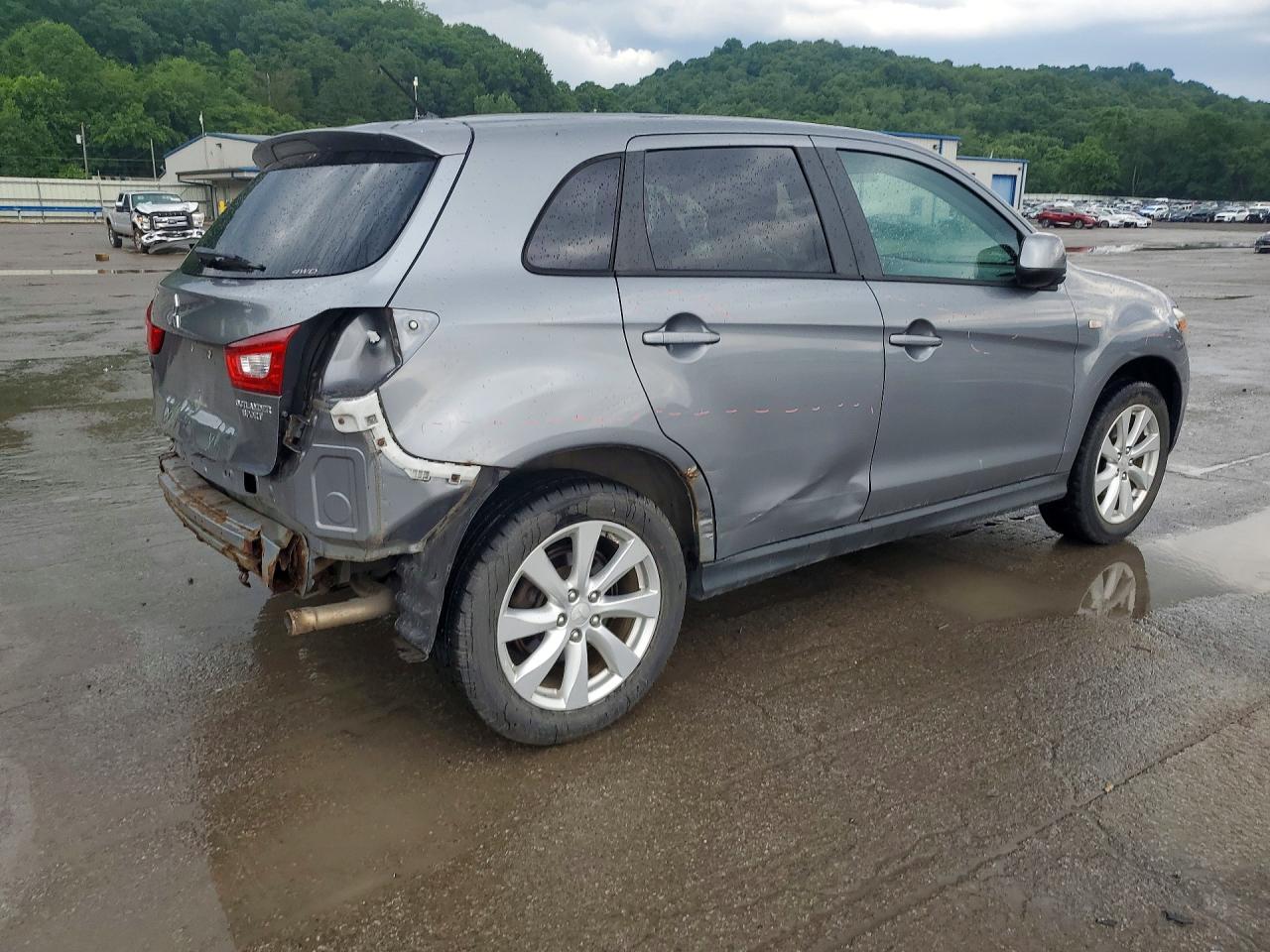 2015 Mitsubishi Outlander Sport Es Серый vin: 4A4AR3AU1FE033090