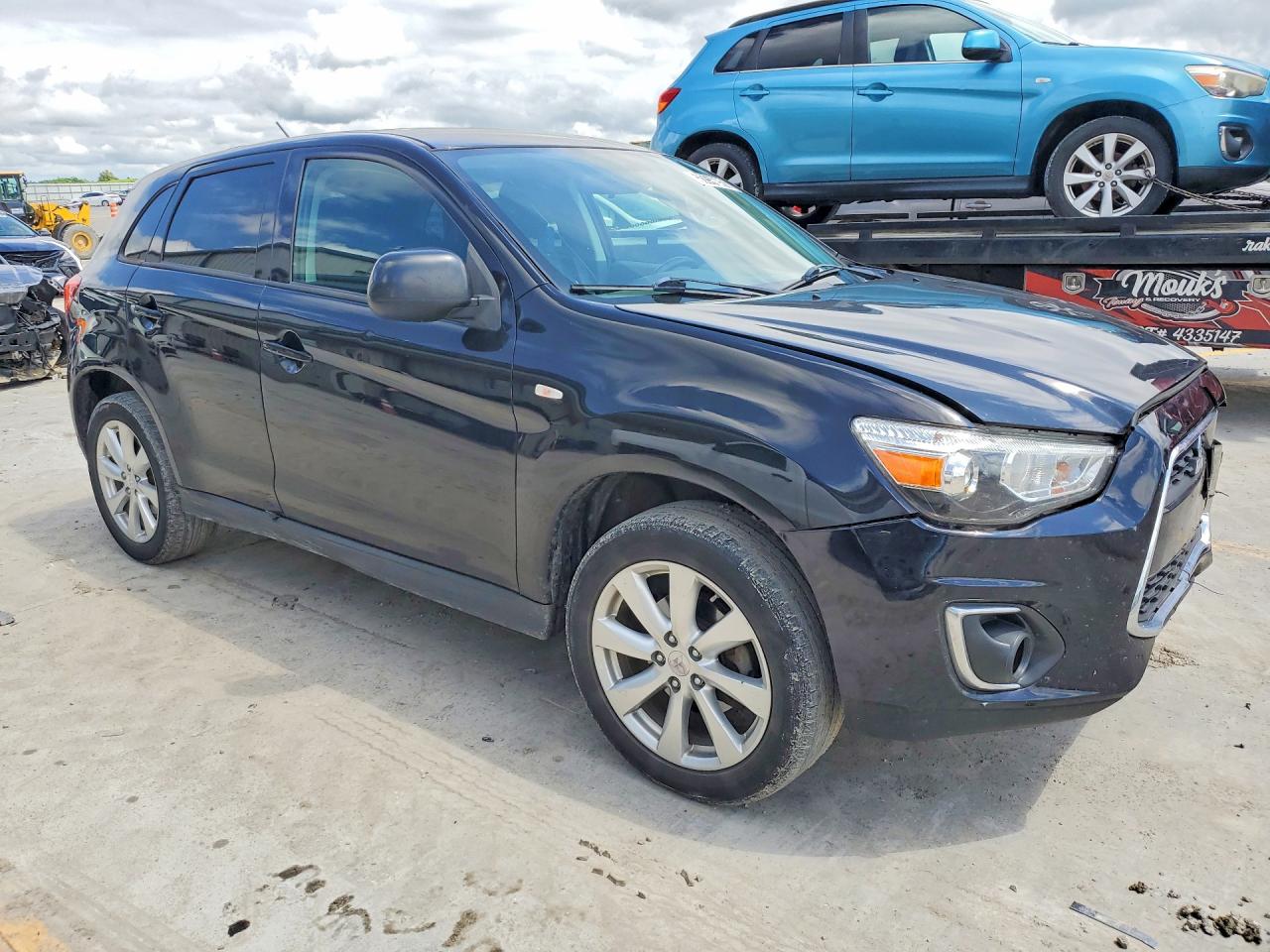 2015 Mitsubishi Outlander Sport Es Black vin: 4A4AR3AU1FE057633