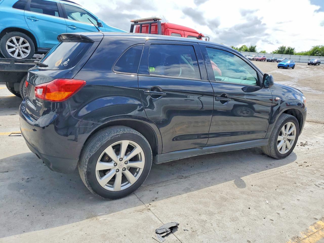 2015 Mitsubishi Outlander Sport Es Black vin: 4A4AR3AU1FE057633