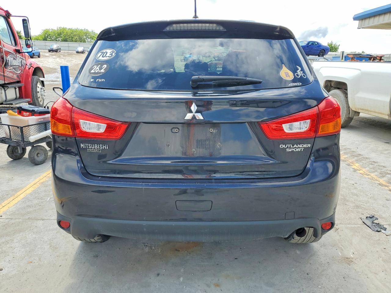 2015 Mitsubishi Outlander Sport Es Black vin: 4A4AR3AU1FE057633