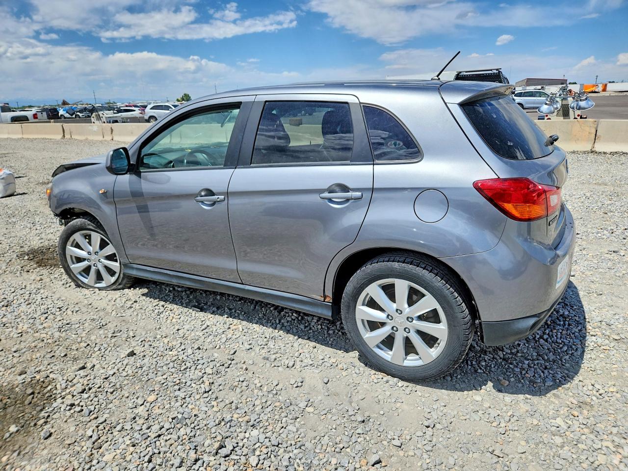 2013 Mitsubishi Outlander Sport Es Gray vin: 4A4AR3AU2DE024332