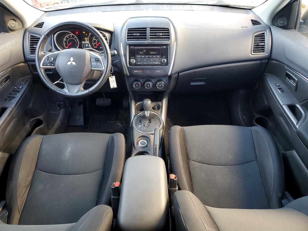 2014 Mitsubishi Outlander Sport Es White vin: 4A4AR3AU2EE003451