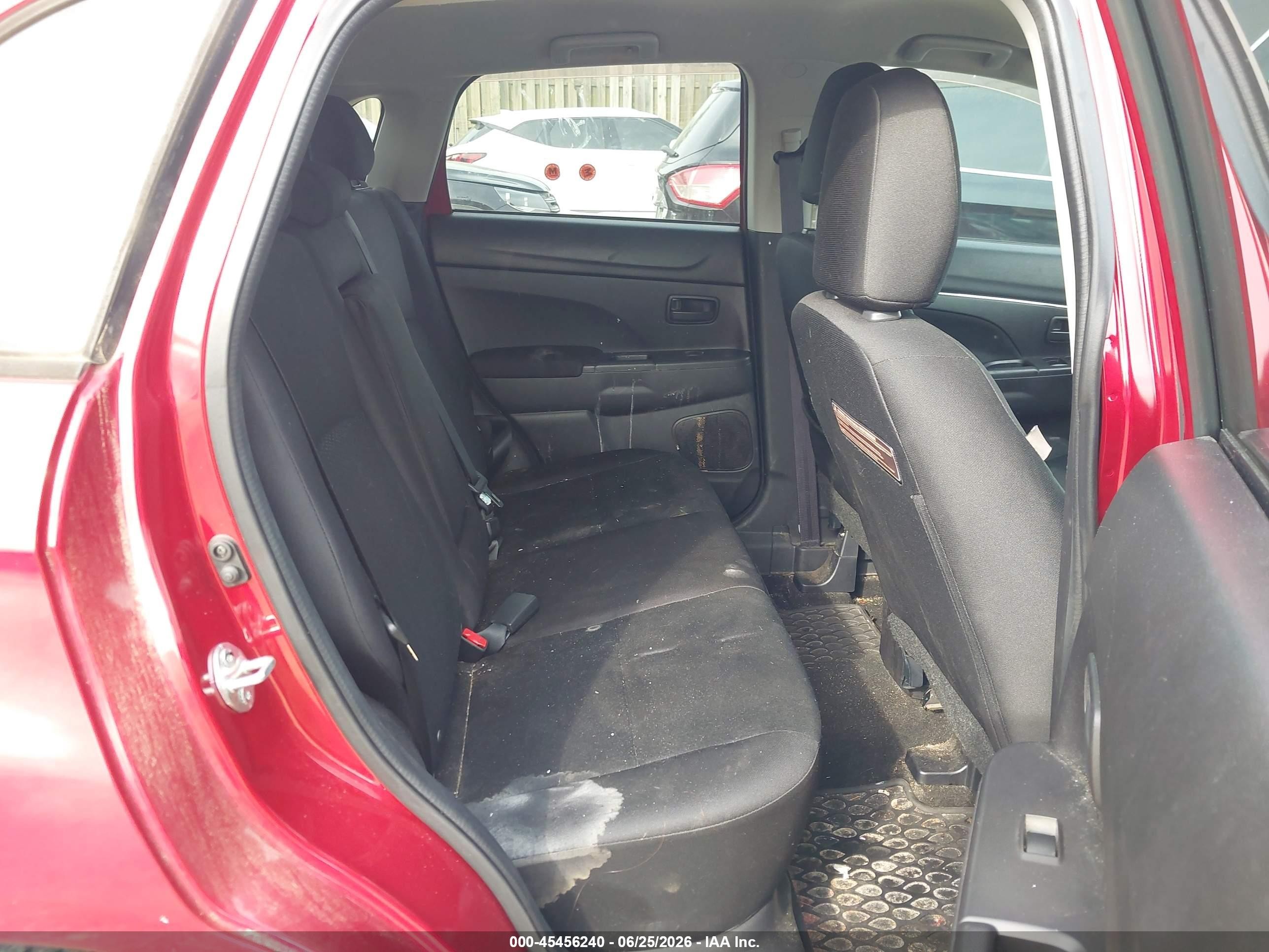 2015 Mitsubishi Outlander Sport Es Red vin: 4A4AR3AU2FE015875