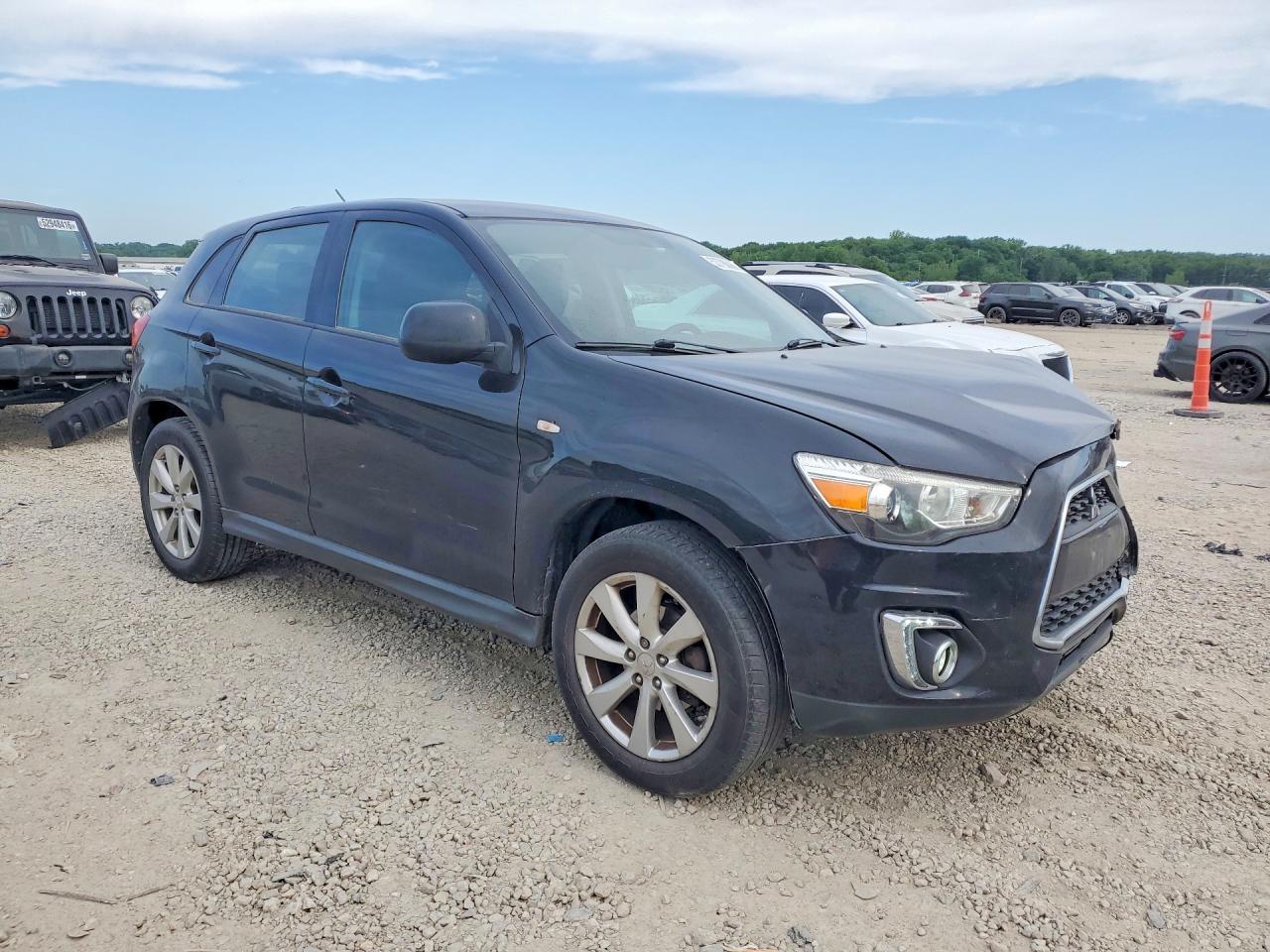 2015 Mitsubishi Outlander Sport Es Black vin: 4A4AR3AU2FE018050