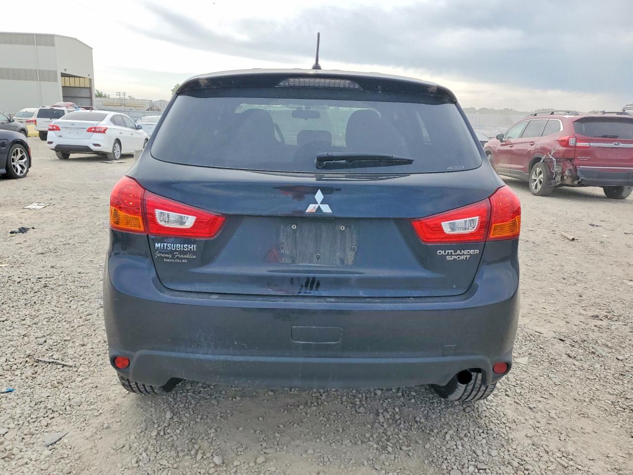 2015 Mitsubishi Outlander Sport Es Black vin: 4A4AR3AU2FE018050