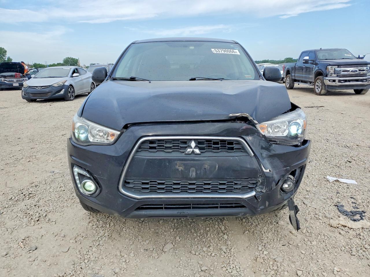 2015 Mitsubishi Outlander Sport Es Black vin: 4A4AR3AU2FE018050