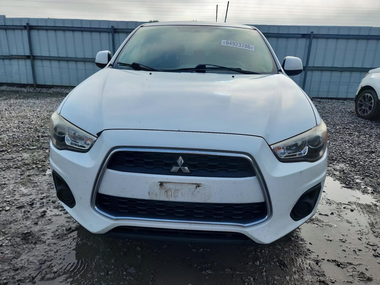 2015 Mitsubishi Outlander Sport Es White vin: 4A4AR3AU2FE020431