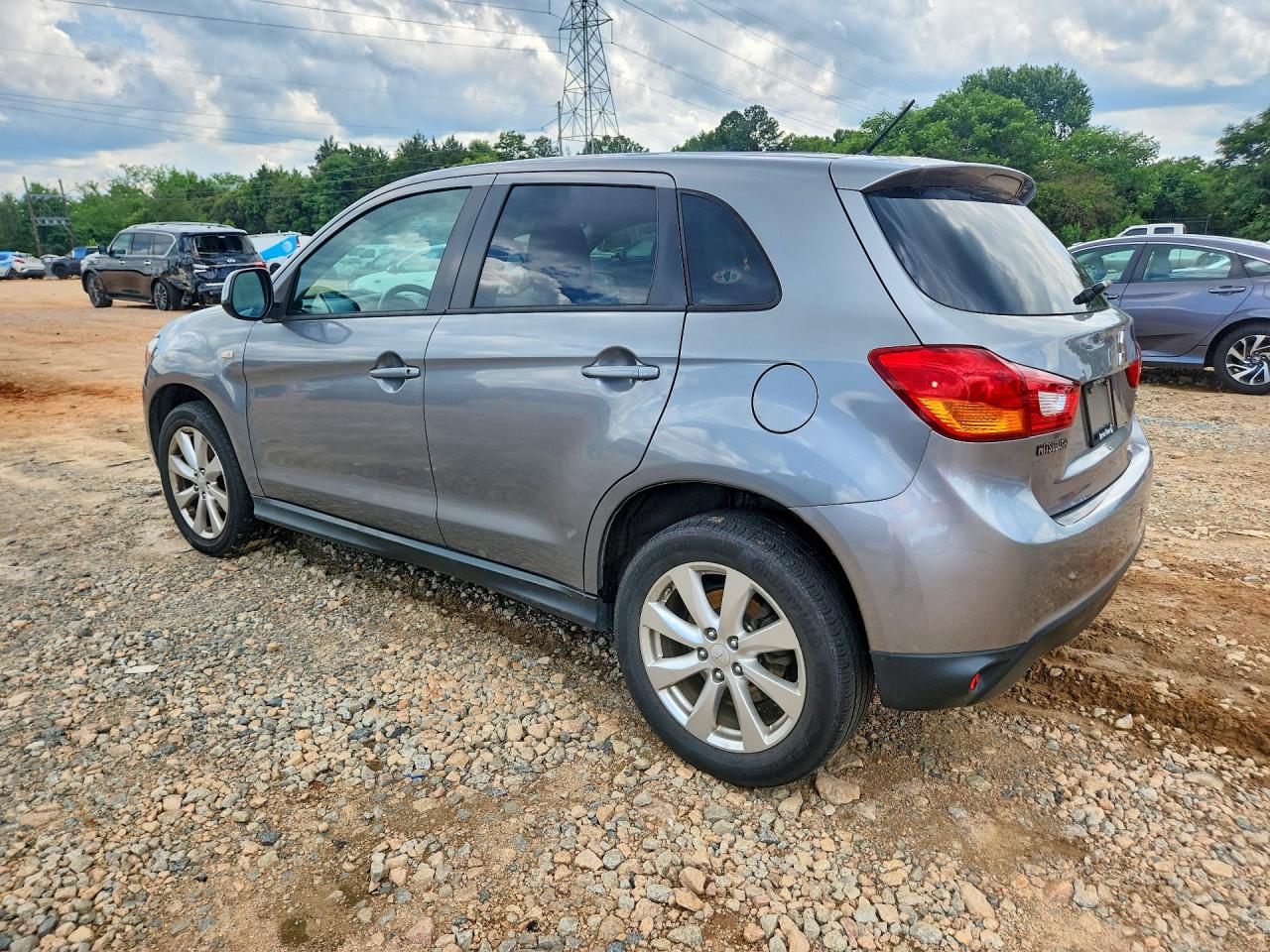 2015 Mitsubishi Outlander Sport Es Gray vin: 4A4AR3AU2FE040033