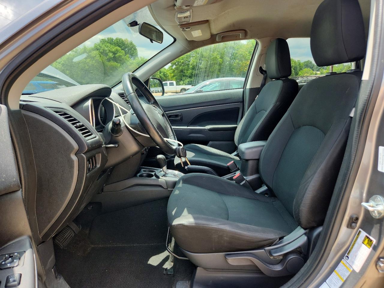 2015 Mitsubishi Outlander Sport Es Gray vin: 4A4AR3AU2FE040033