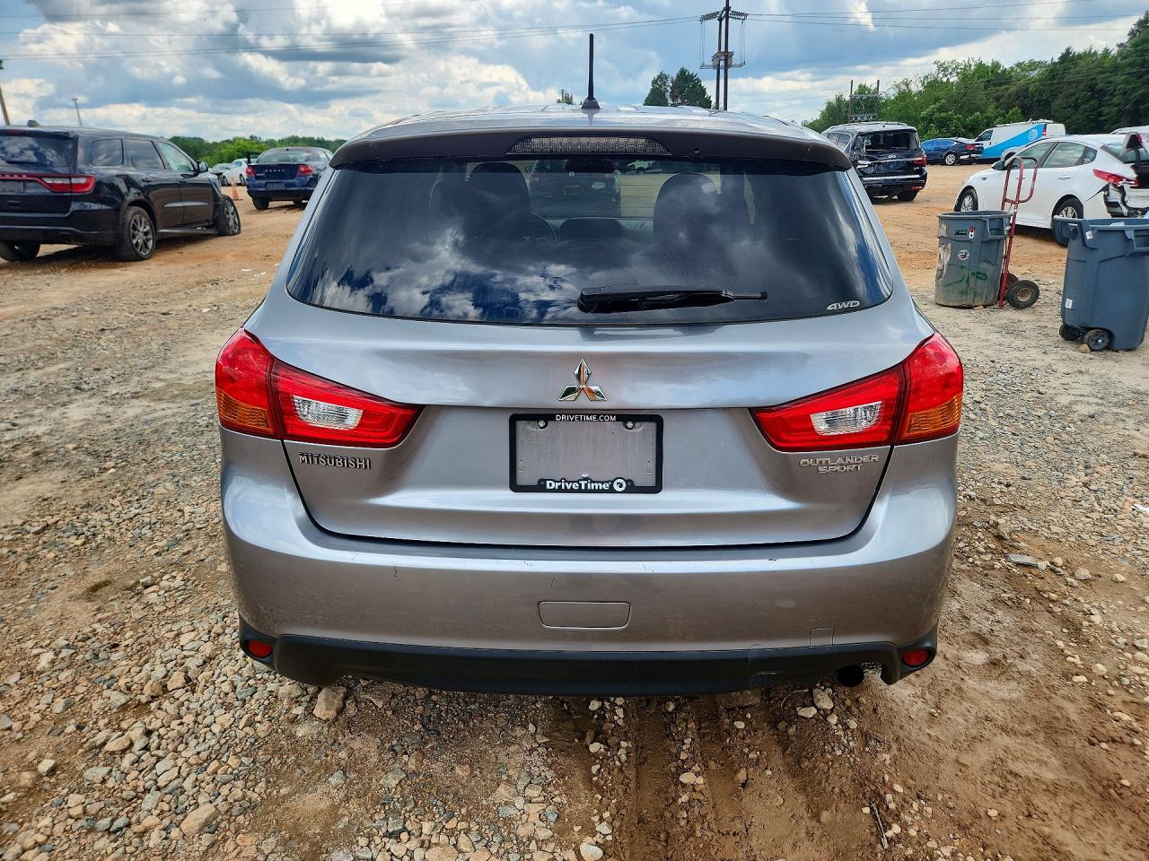 2015 Mitsubishi Outlander Sport Es Gray vin: 4A4AR3AU2FE040033