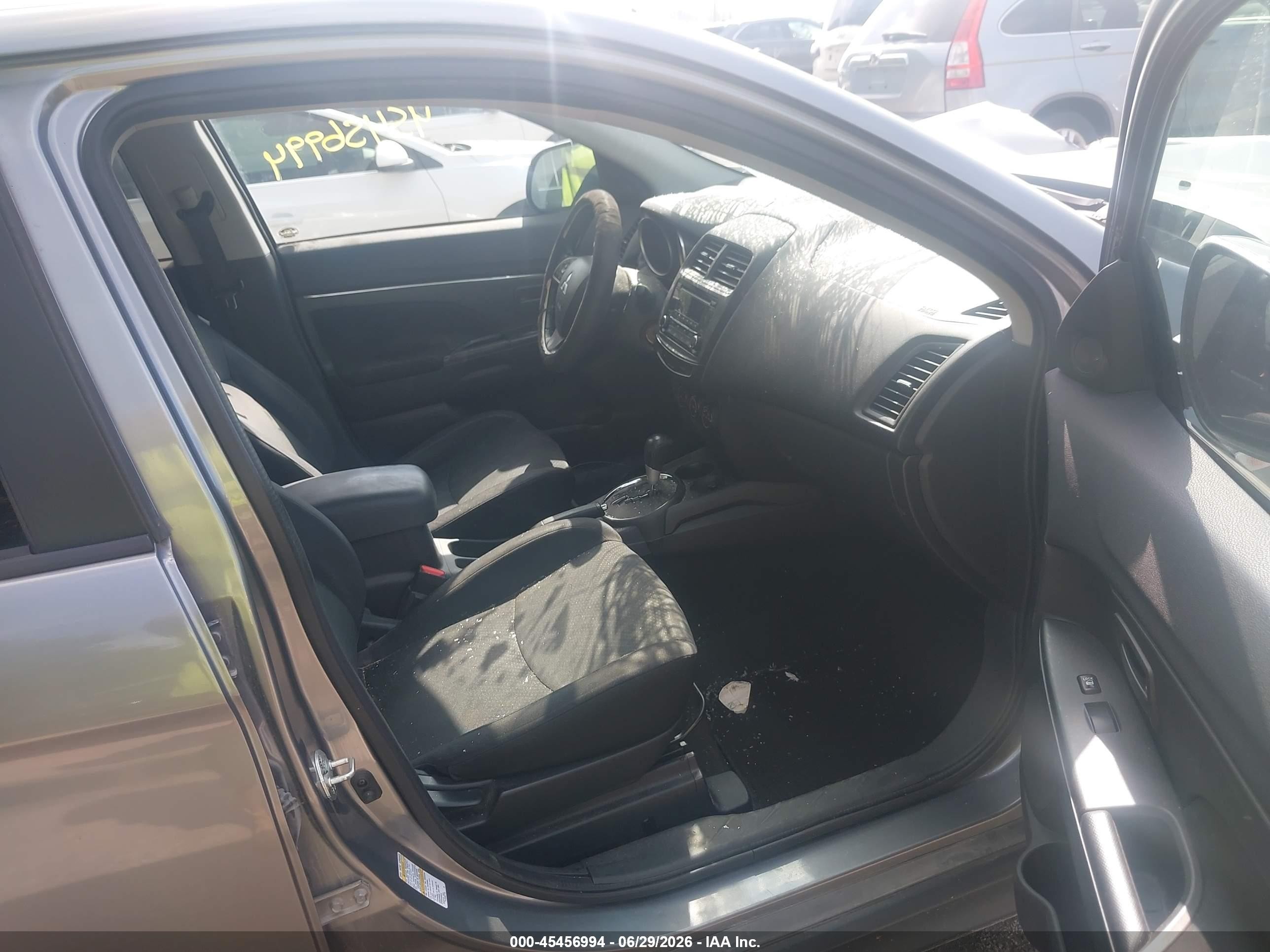 2015 Mitsubishi Outlander Sport Es Серый vin: 4A4AR3AU2FE056863