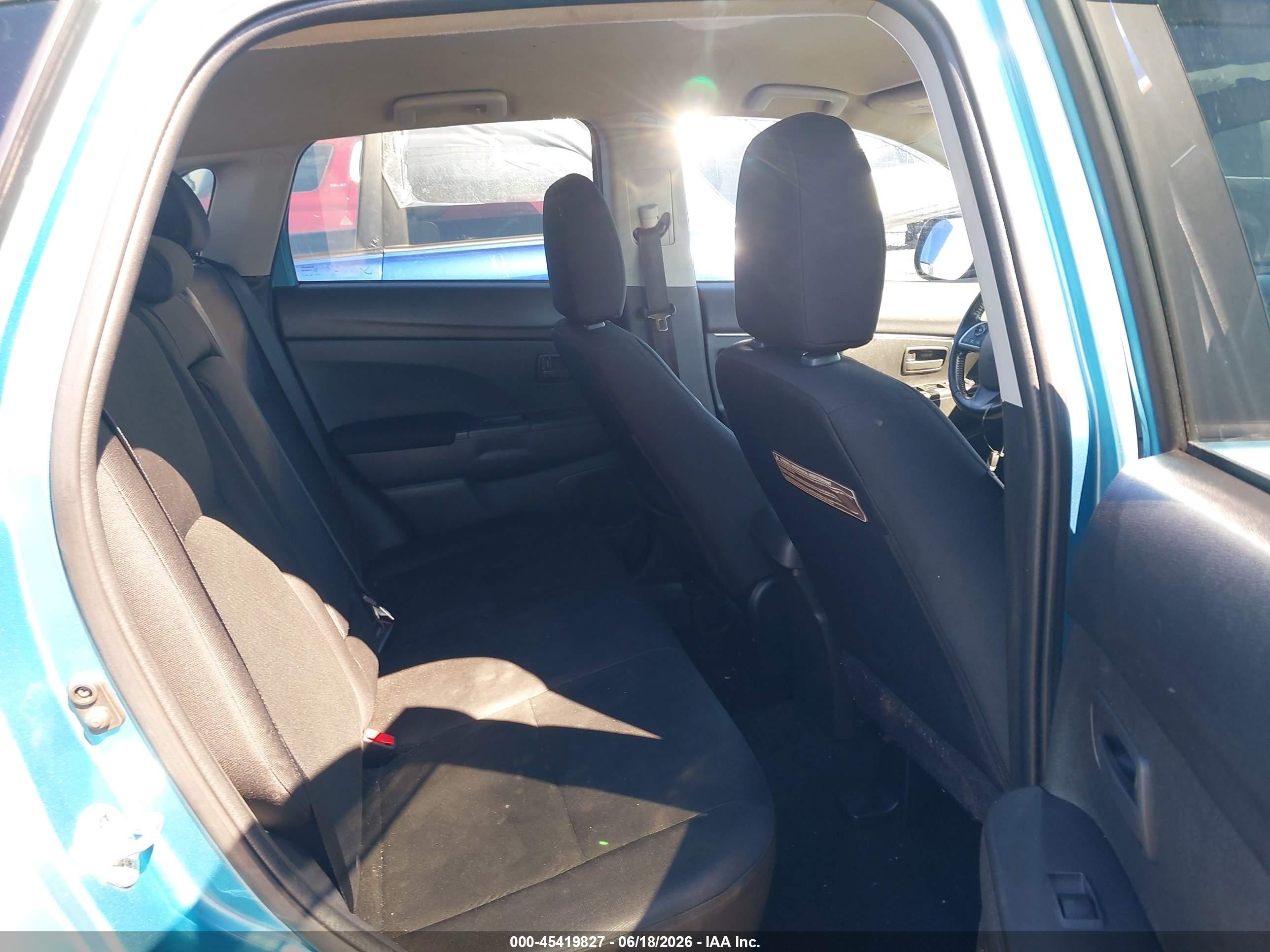 2014 Mitsubishi Outlander Sport Es Синий vin: 4A4AR3AU3EE004575