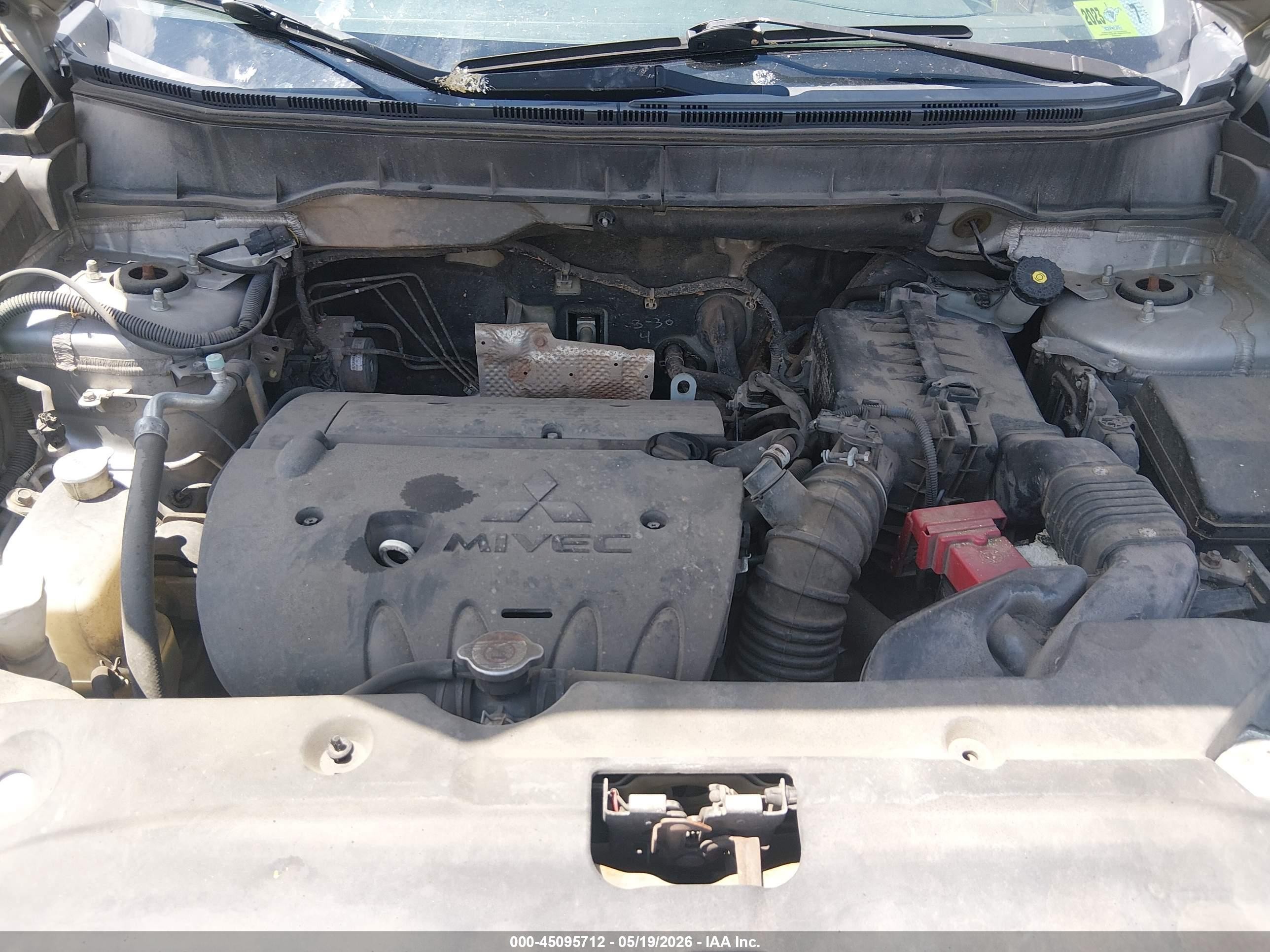 2014 Mitsubishi Outlander Sport Es Silver vin: 4A4AR3AU3EE027919