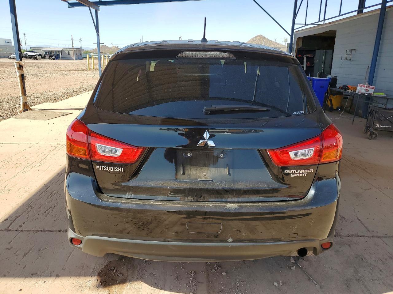 2015 Mitsubishi Outlander Sport Es Black vin: 4A4AR3AU3FE022432