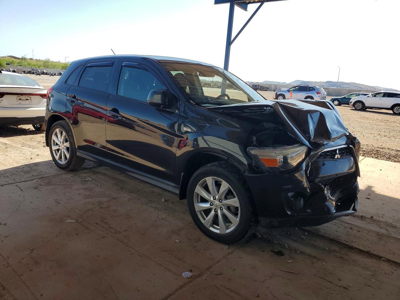 2015 Mitsubishi Outlander Sport Es Black vin: 4A4AR3AU3FE022432
