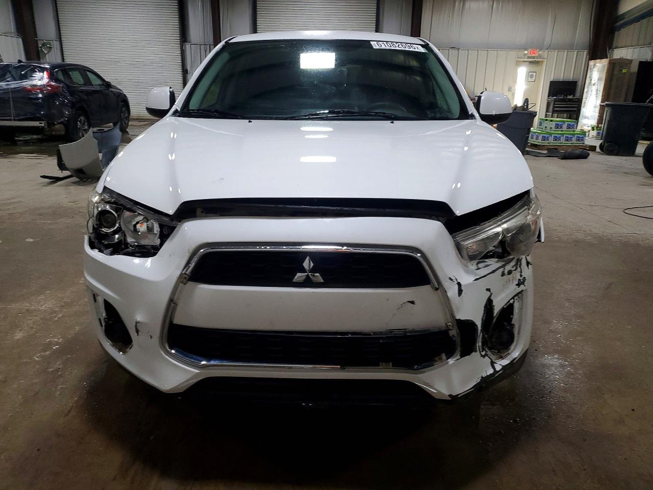 2015 Mitsubishi Outlander Sport Es White vin: 4A4AR3AU3FE027467