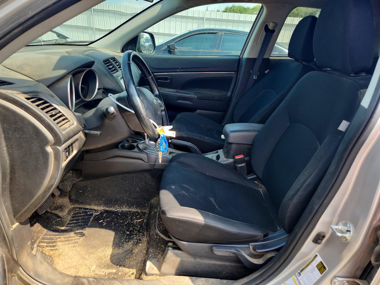 2015 Mitsubishi Outlander Sport Es Silver vin: 4A4AR3AU3FE038534