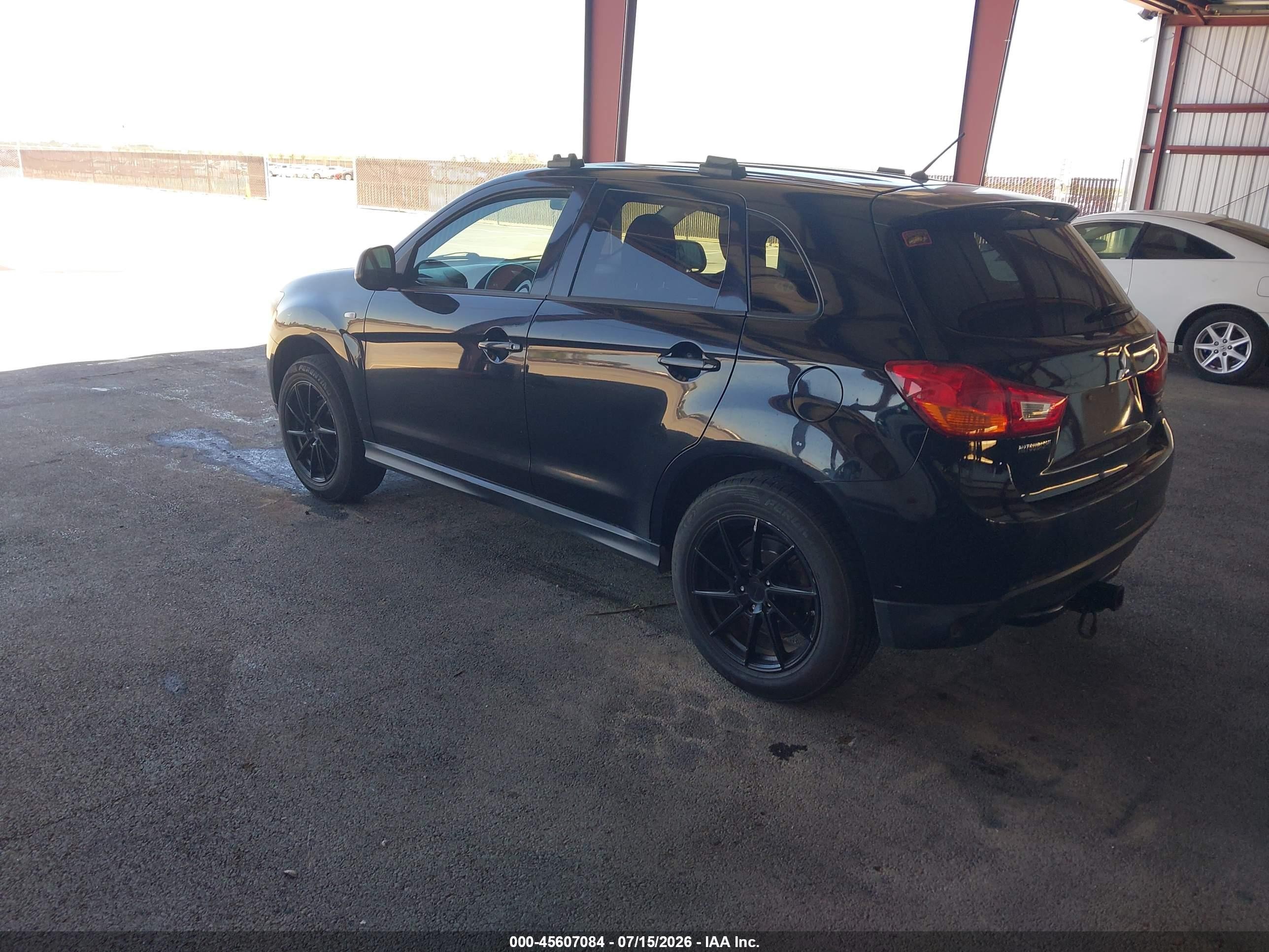 2015 Mitsubishi Outlander Sport Es Black vin: 4A4AR3AU3FE040400