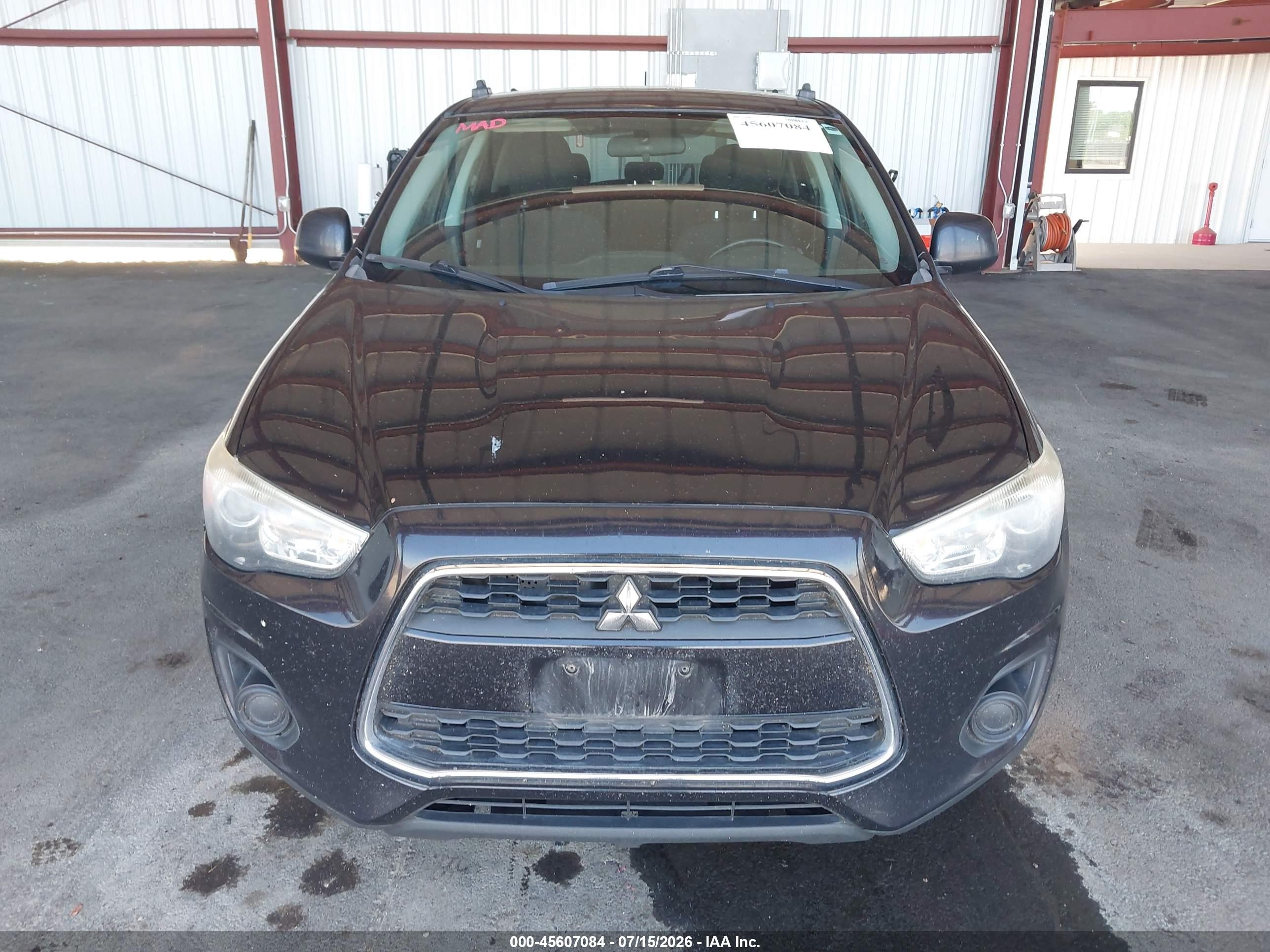 2015 Mitsubishi Outlander Sport Es Black vin: 4A4AR3AU3FE040400