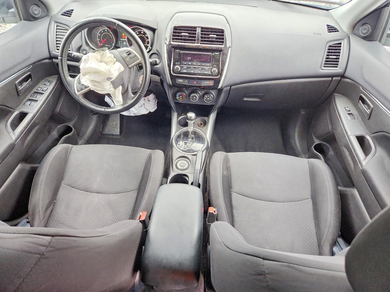 2014 Mitsubishi Outlander Sport Es White vin: 4A4AR3AU4EE011793