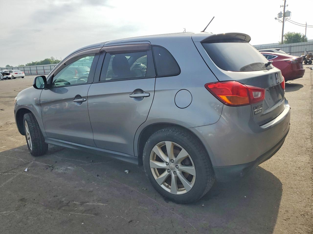 2014 Mitsubishi Outlander Sport Es Серый vin: 4A4AR3AU4EE013284