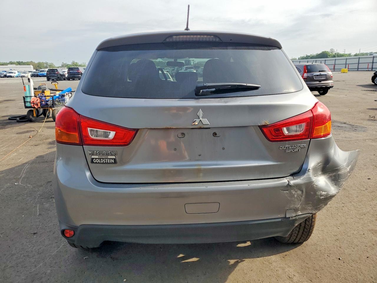 2014 Mitsubishi Outlander Sport Es Серый vin: 4A4AR3AU4EE013284