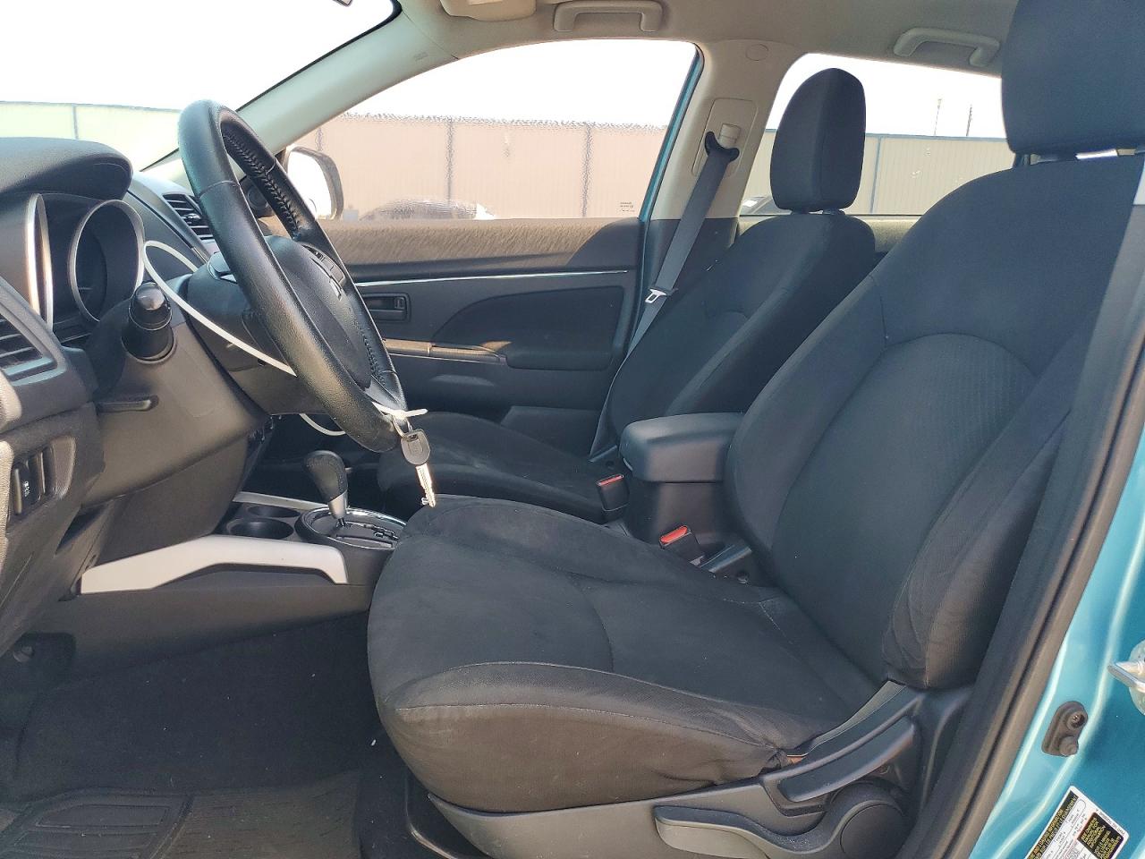 2014 Mitsubishi Outlander Sport Es Blue vin: 4A4AR3AU4EE032997