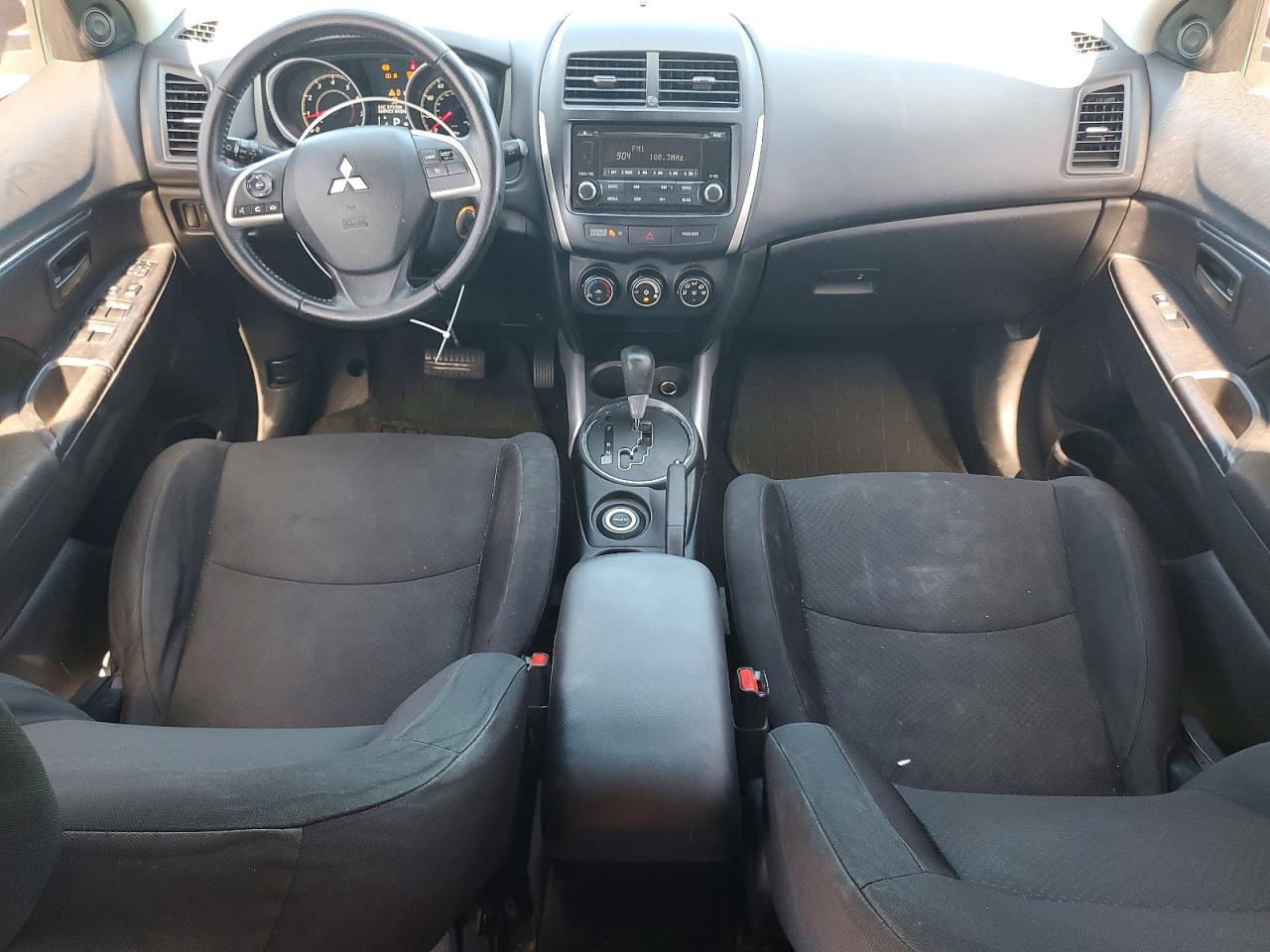 2014 Mitsubishi Outlander Sport Es Blue vin: 4A4AR3AU4EE032997
